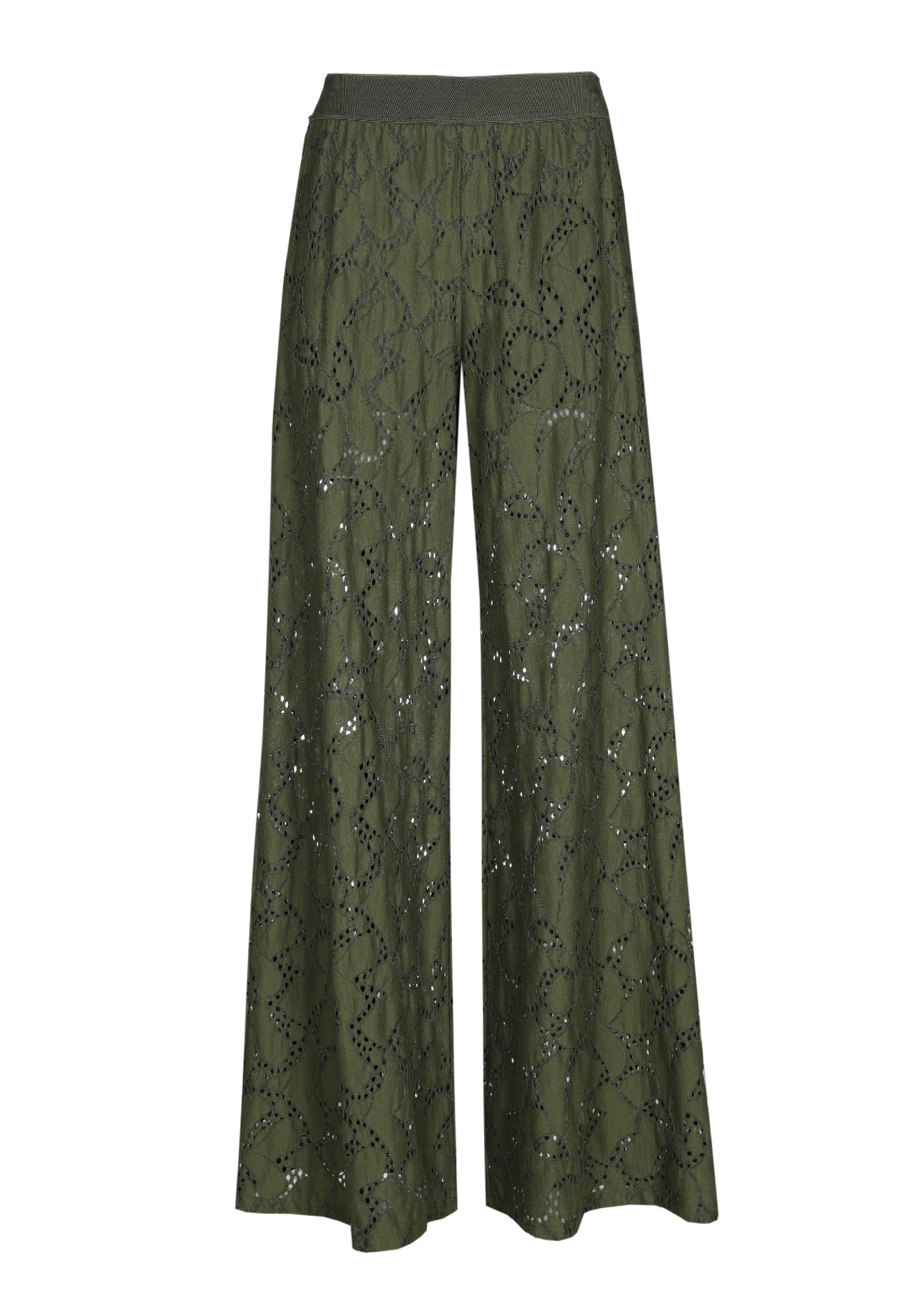 Caroline Biss Broek Dark Khaki