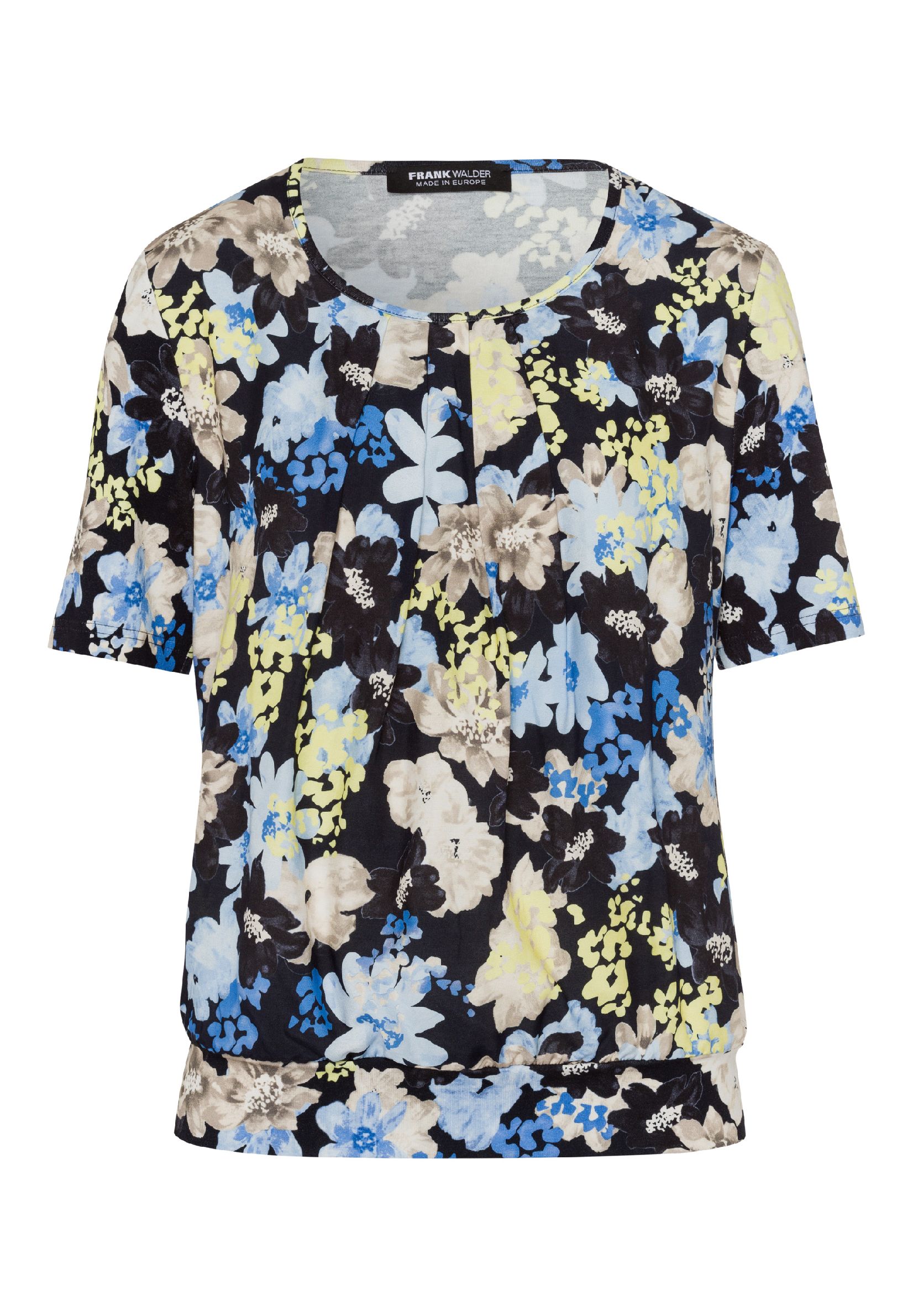 Frank Walder Blouson shirt bloem dessin