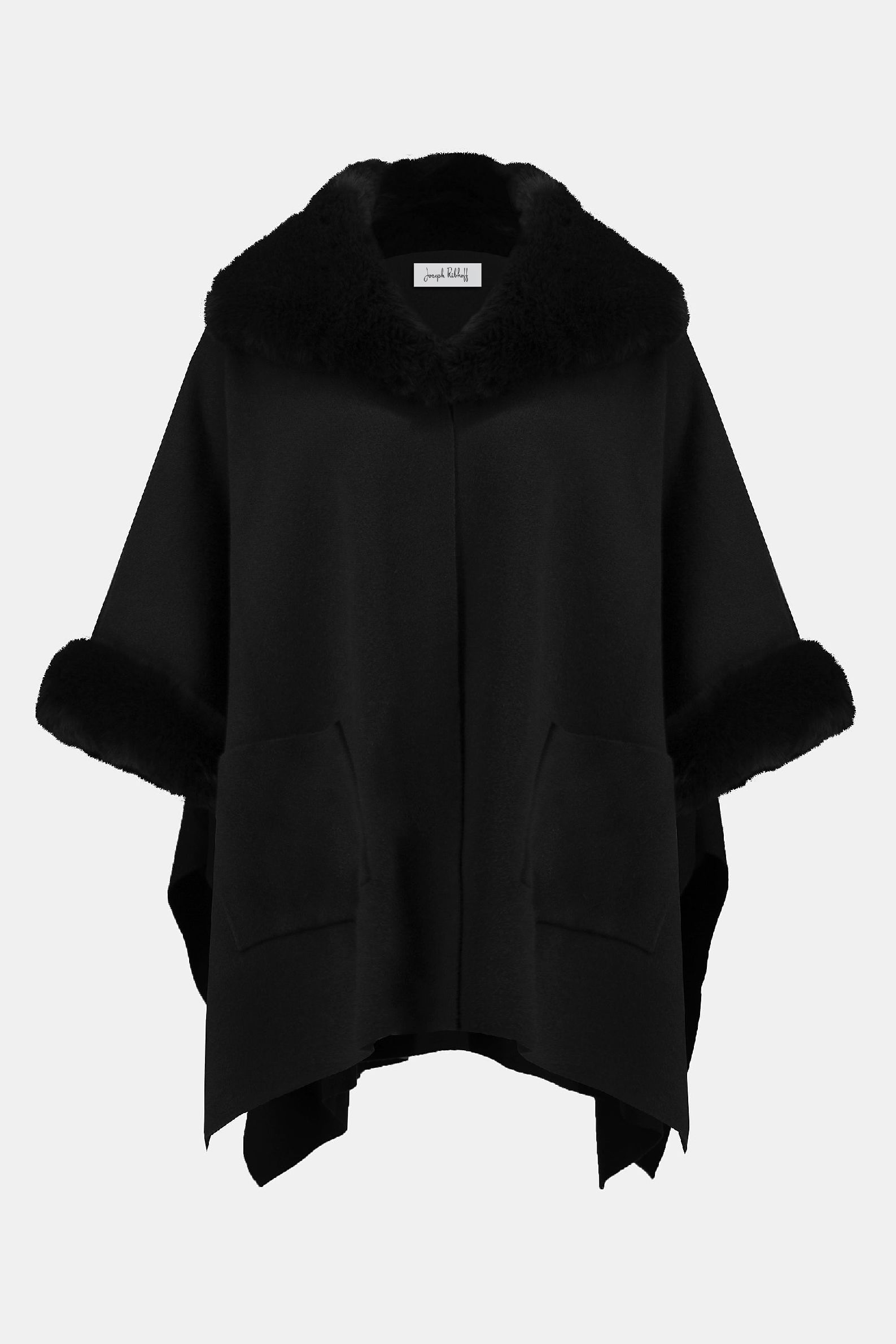 Joseph Ribkoff Cape met fake fur