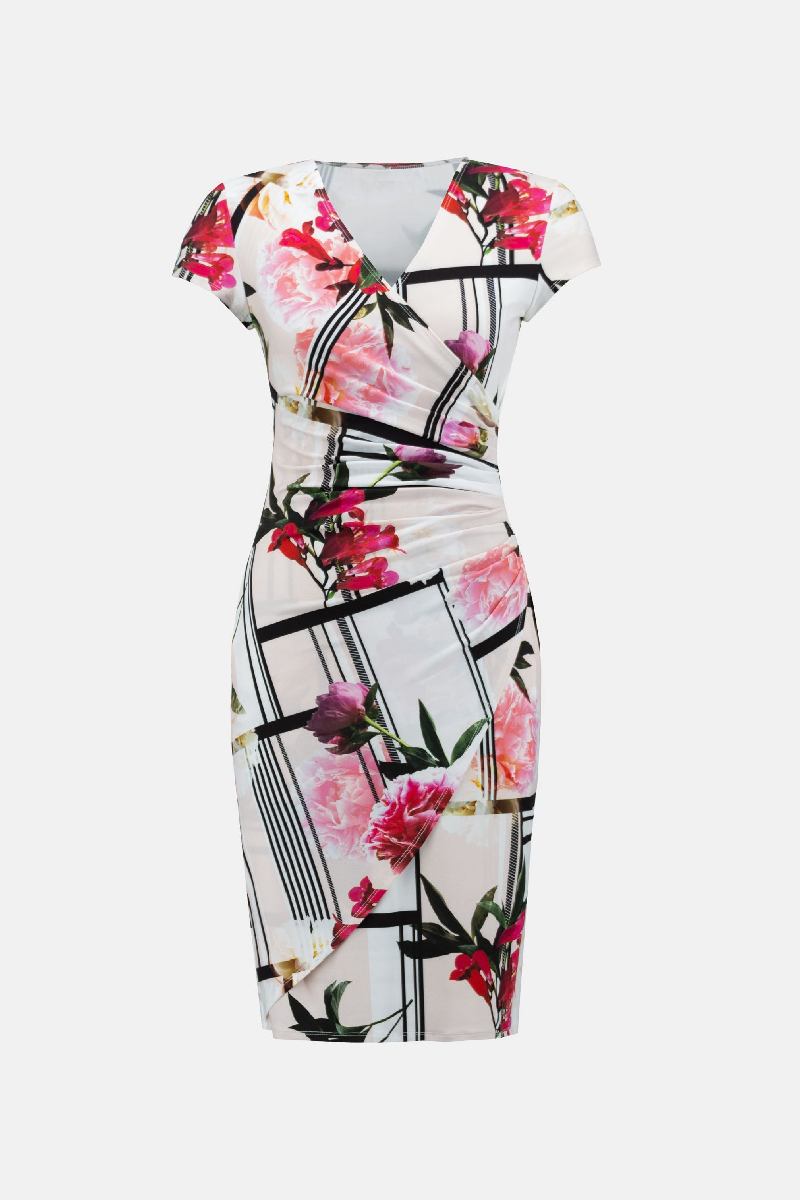Joseph Ribkoff Jurk multi/vanilla