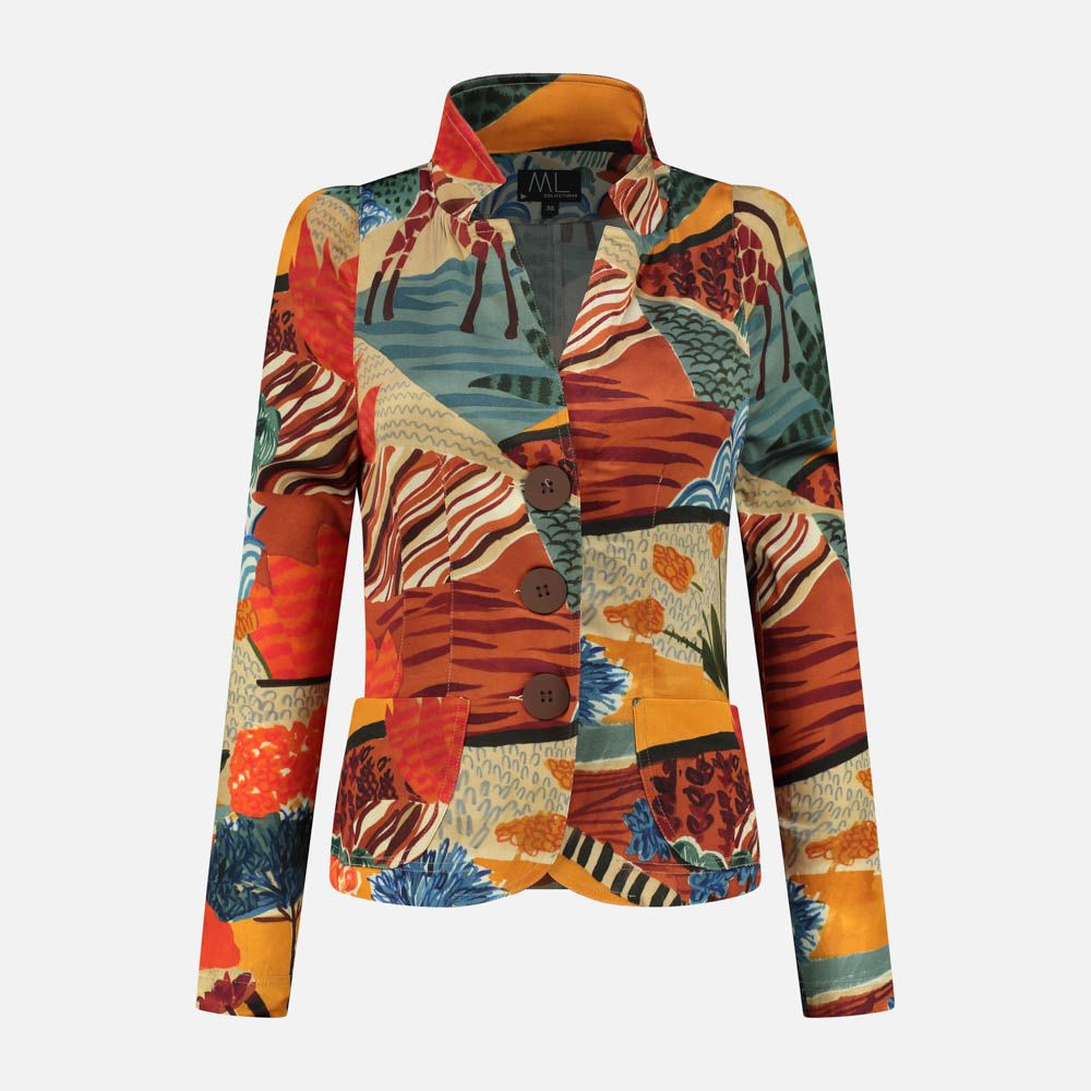 ML collections Blazer 10148-org print