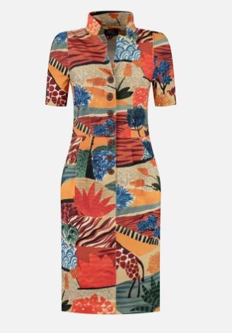 ML collections Jurk kort print