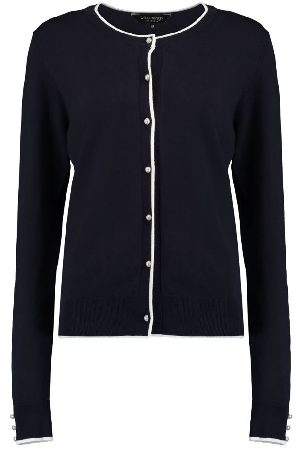 New Tex Bloomings Bloomings Vest parel knoopsluiting navy