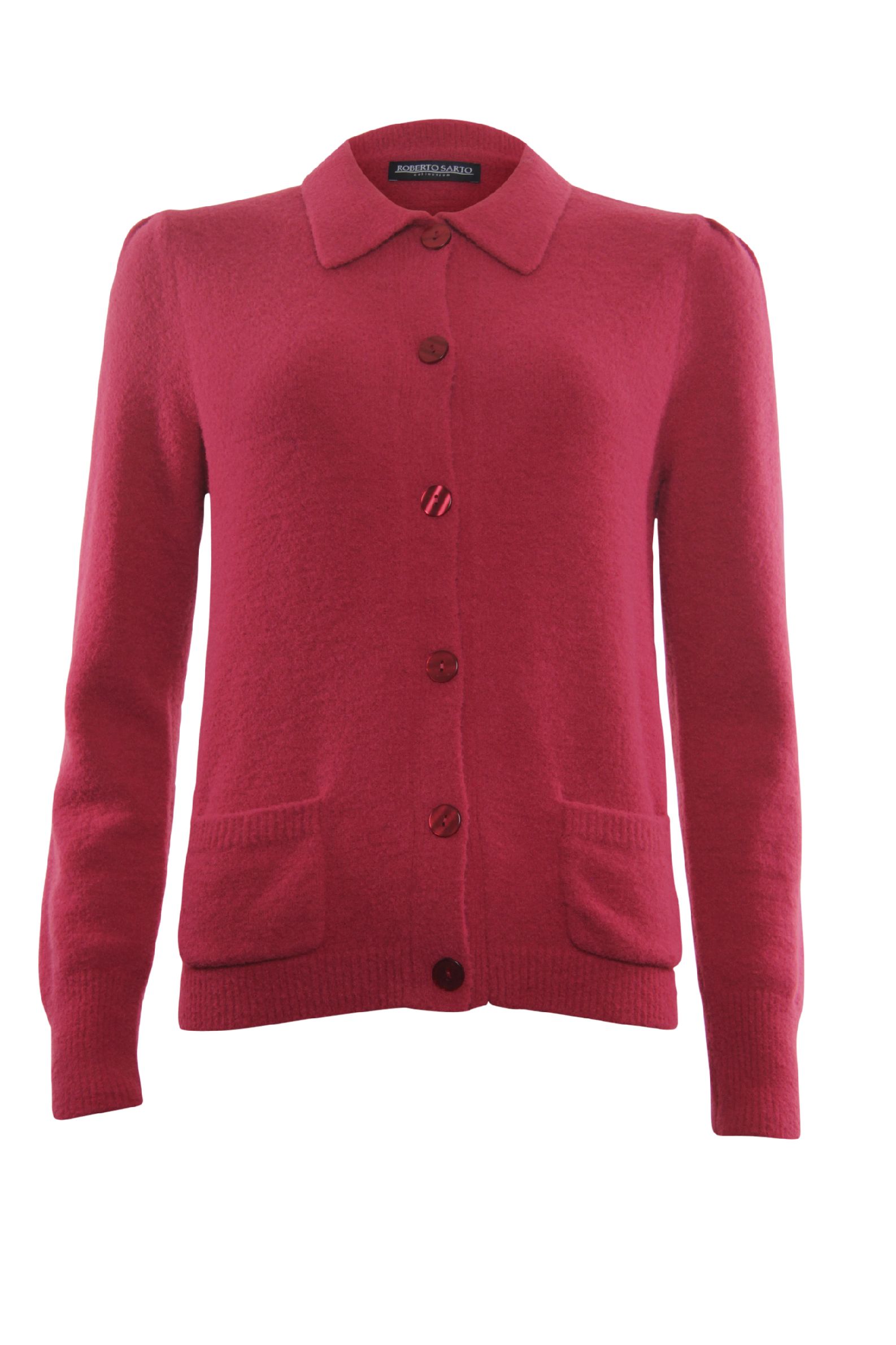 Roberto Sarto Cardigan polo cherry