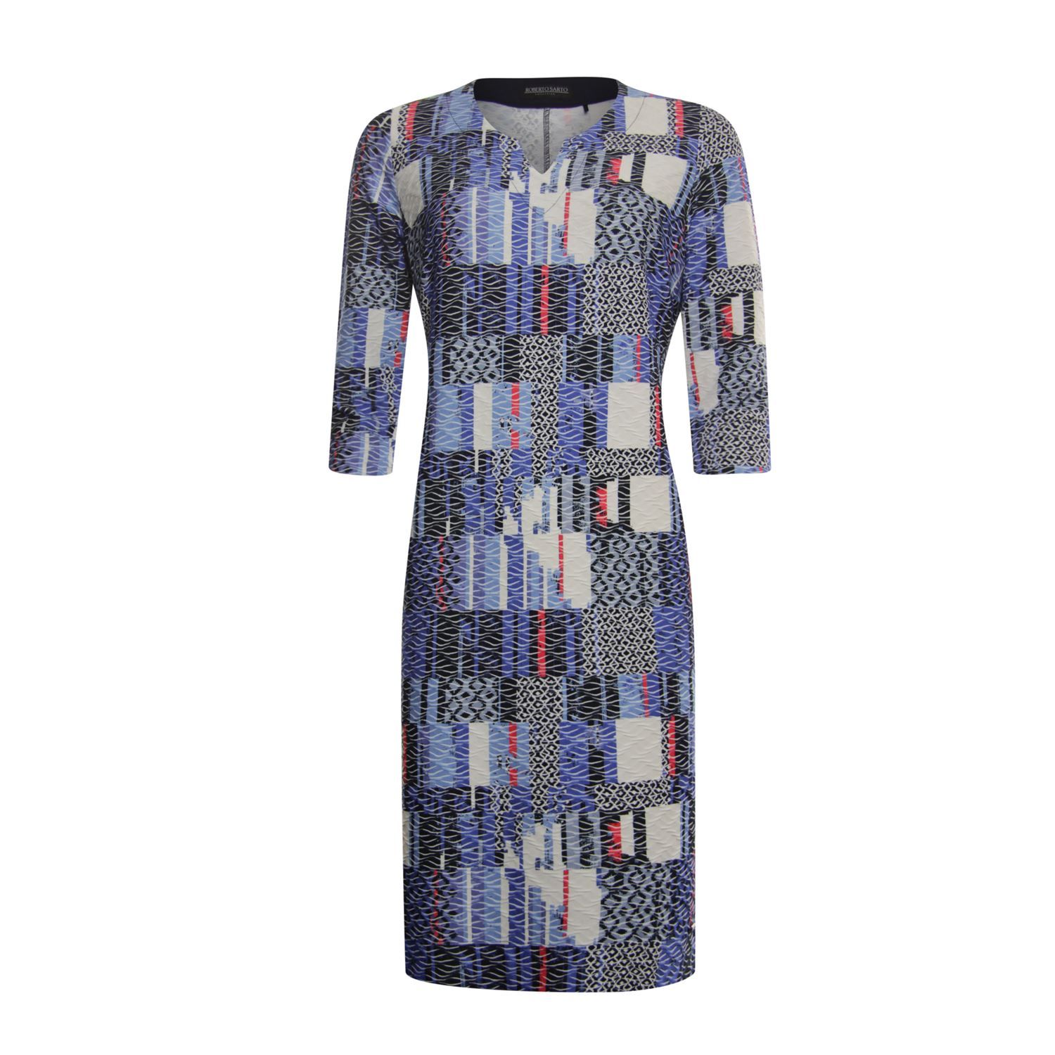 Roberto Sarto Jurk Ocean Blue print