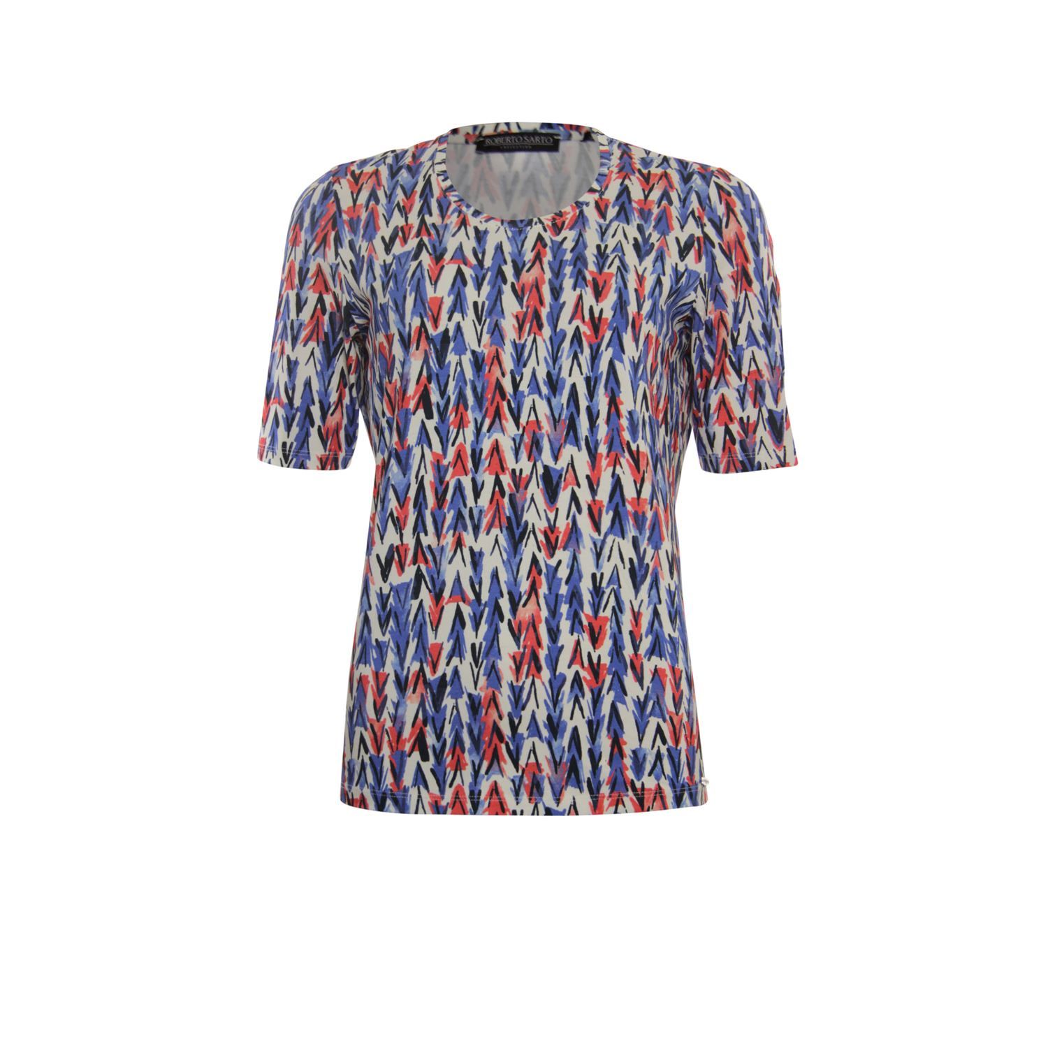 Roberto Sarto T-shirt Bleu/Koraal
