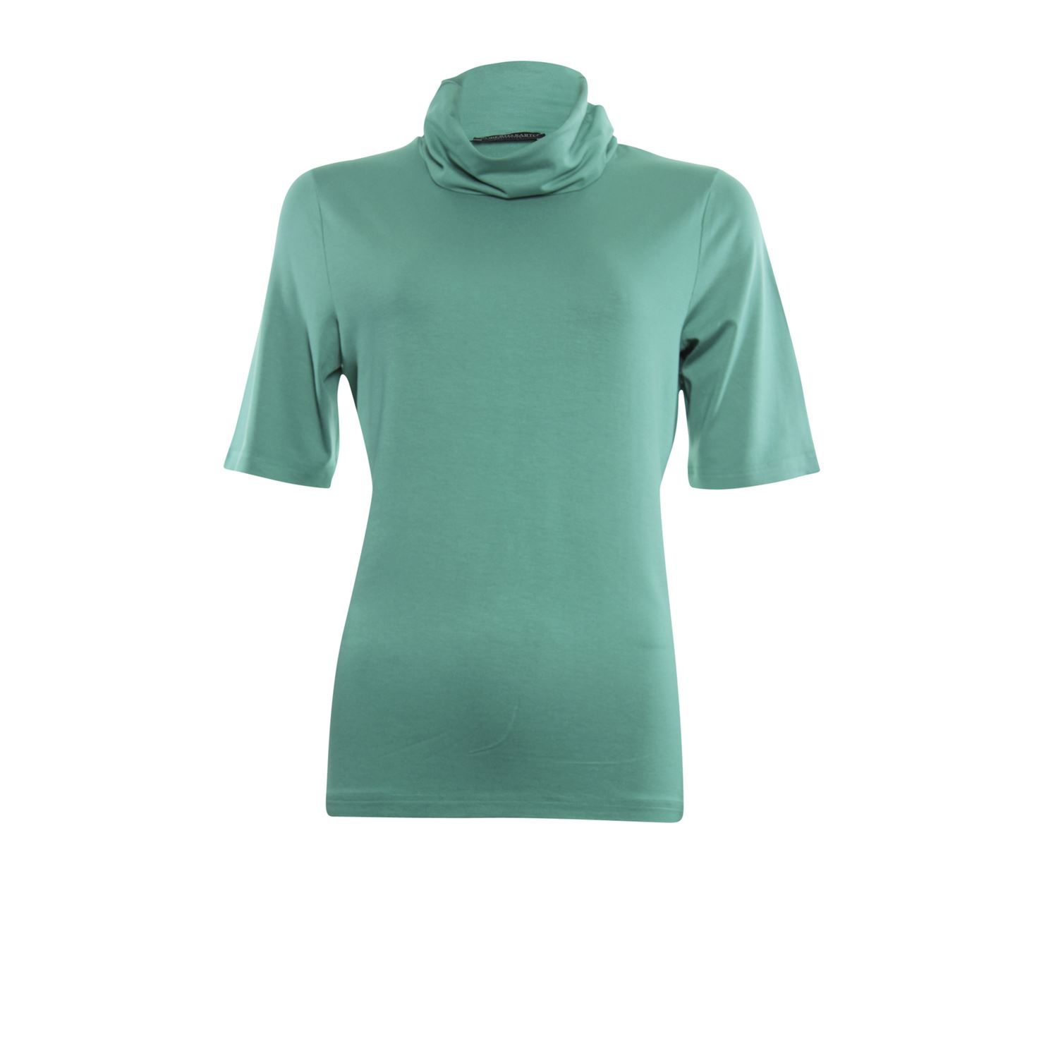 Roberto Sarto T-shirt rolcollar emerald