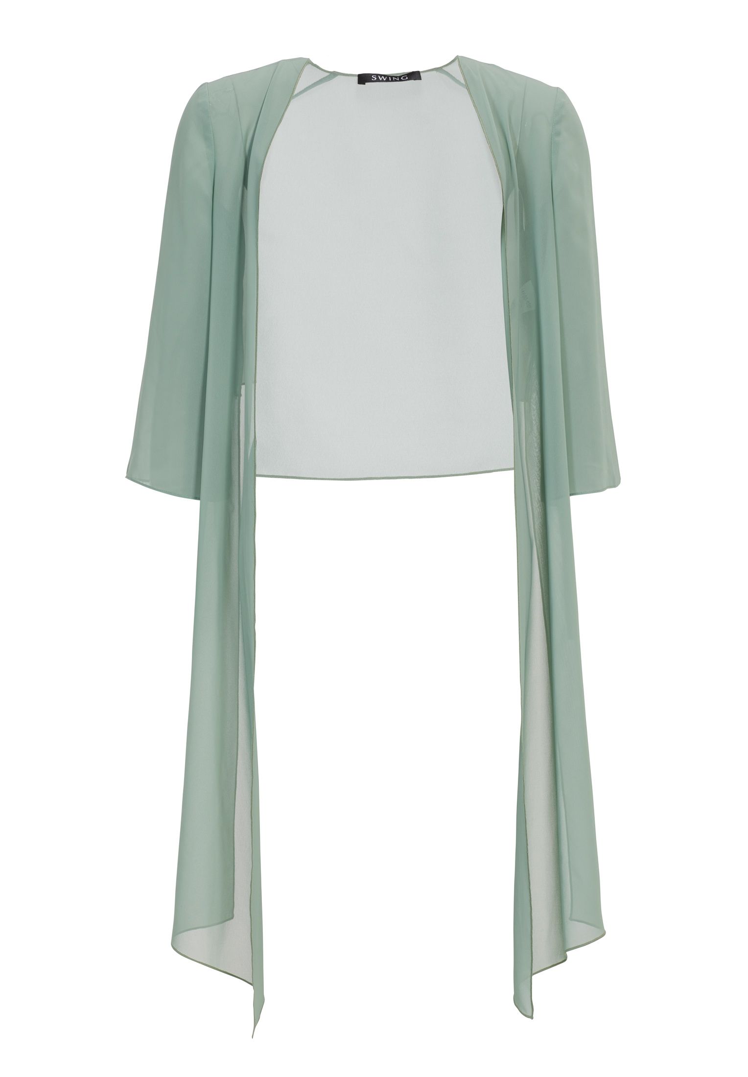 Swing Bolero Chiffon Soft Green