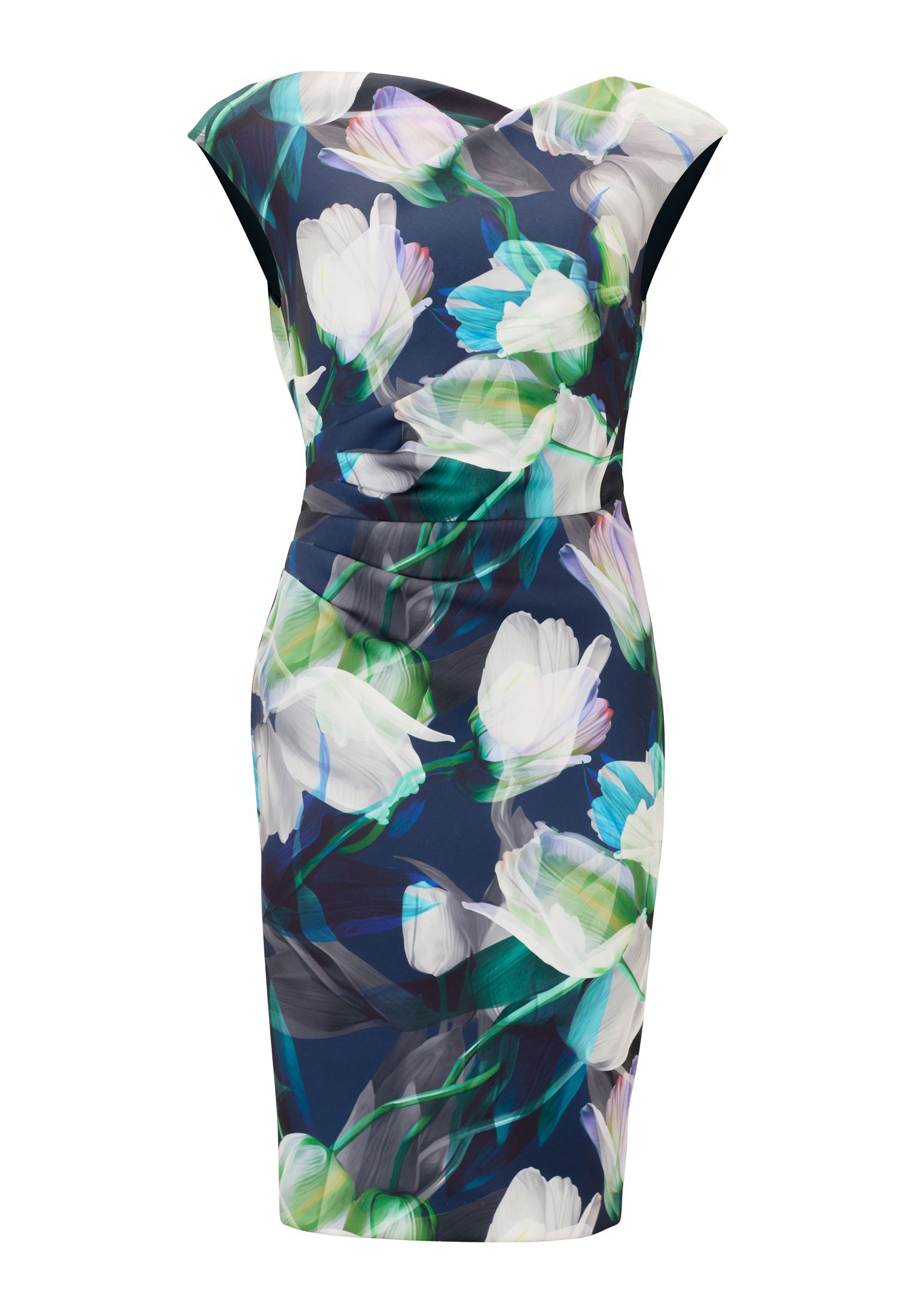 Swing Jurk dessin scuba navy/multi